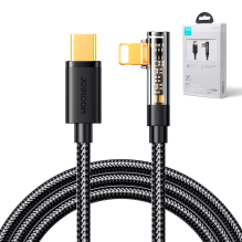 Joyroom Gaming Cable S-CL020A6 Lightning (angled) / USB-C (straight) 20W 1.2 m - black