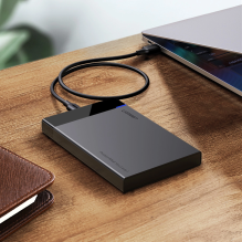 Ugreen adapterio korpusas, skirtas SATA 2,5 colio 6 TB disko USB-C 3.0 juodai (US221)