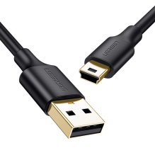 Ugreen cable USB - mini USB 480 Mbps 1 m black (US132 10355)