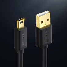 Ugreen cable USB - mini USB 480 Mbps 1 m black (US132 10355)