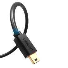 Ugreen cable USB - mini USB 480 Mbps 1 m black (US132 10355)