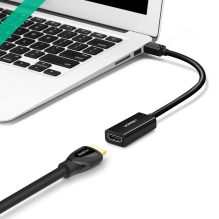 Ugreen MD112 10461 mini DisplayPort (vyriškas) / HDMI (moteriškas) FHD 1080p adapteris - juodas