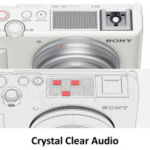 Sony ZV-1 Vaizdo tinklaraščių kamera(Vlog camera) - (White)