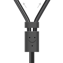 Ugreen AV102 10772 cable 3.5 mm mini jack (male) / 2RCA (male) 1m - gray