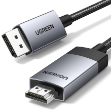 Ugreen DP119 25491 DisplayPort į HDMI 4K 60Hz kabelis 3m – pilkas