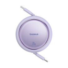 Baseus Free2Pull Cable Retractable USB-C / Lightning 20W 1m - Purple