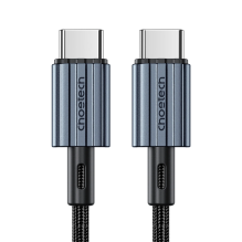 Choetech XCC-1014 USB-C / USB-C PD 60W laidas - pilkas