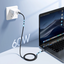 Choetech XCC-1014 USB-C / USB-C PD 60W cable - gray