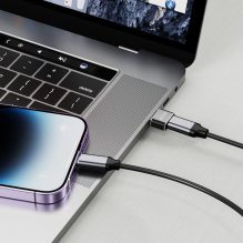 Tech-Protect UltraBoost USB-A (vyriškas) / USB-C (moteriškas) adapteris – juodas