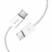 Tech-Protect UltraBoost Classic USB-C / USB-C PD 60W 3A 2m laidas - baltas