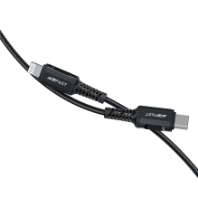 Acefast C4-01 Lightning - USB-C PD cable 30W 3A 480Mb / s 1.8m - black