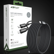 Acefast C4-01 Lightning - USB-C PD cable 30W 3A 480Mb / s 1.8m - black