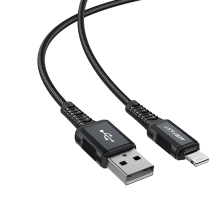 Acefast MFI USB - Lightning cable 1.8m, 2.4A black (C4-02 A Black)