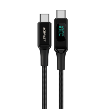 Acefast C6-03 Black USB-C - USB-C PD QC cable 100W 5A 480Mb / s 2m - black