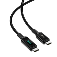 Acefast C6-03 Black USB-C - USB-C PD QC cable 100W 5A 480Mb / s 2m - black