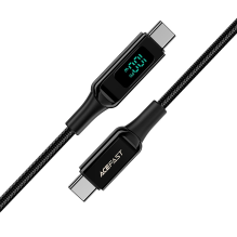 Acefast C6-03 Black USB-C - USB-C PD QC cable 100W 5A 480Mb / s 2m - black