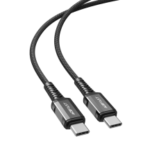 Acefast C1-03 USB-C - USB-C PD QC cable 60W 3A 480Mb / s 1.2m - black