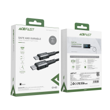 Acefast C1-03 USB-C - USB-C PD QC cable 60W 3A 480Mb / s 1.2m - black