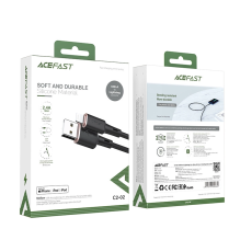 Acefast cable MFI USB - Lightning 1.2m, 2.4A black (C2-02 black)