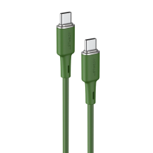 Acefast C2-03-CC USB-C - USB-C PD QC cable 60W 3A 480Mb / s 1.2m - green