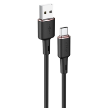 Acefast USB laidas – C tipo USB 1,2 m, 3A juodas (C2-04 juodas)