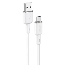 „Acefast“ USB laidas – C tipo USB 1,2 m, 3A baltas (C2-04 baltas)