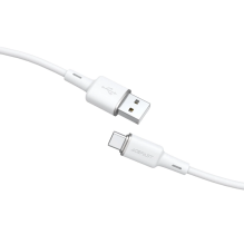 Acefast USB cable - USB Type C 1.2m, 3A white (C2-04 white)