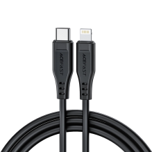 Acefast cable MFI USB Type C - Lightning 1.2m, 30W, 3A black (C3-01 black)