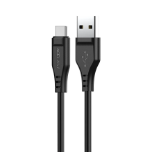 Acefast USB laidas – C tipo USB 1,2 m, 3A juodas (C3-04 juodas)