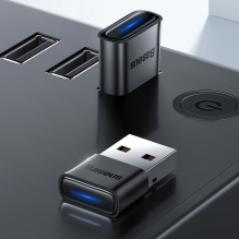 Baseus BA04 mini Bluetooth 5.0 USB adapterio imtuvo siųstuvas kompiuteriui juodas (ZJBA000001)