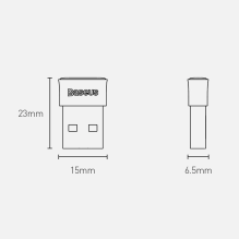 Baseus BA04 mini Bluetooth 5.0 USB adapterio imtuvo siųstuvas kompiuteriui juodas (ZJBA000001)