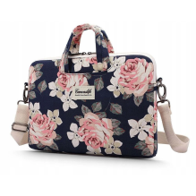 Canvaslife Briefcase Laptop Bag 13-14&amp; 39 &amp; 39 - Navy Blue / Pink