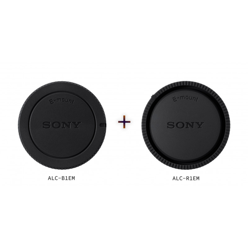Sony E-mount objektyvo/ fotoaparato dangtelių komplektas (ALC-R1EM + ALC-B1EM)