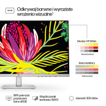 HP 23,8 colio Series 5 FHD monitorius su aukščio reguliavimu – 524sh