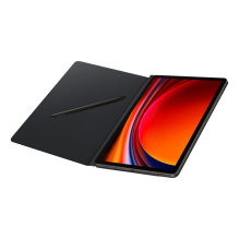 Atverčiamas dėklas su stovu Samsung Galaxy Tab S9 Smart Book Cover - juodas