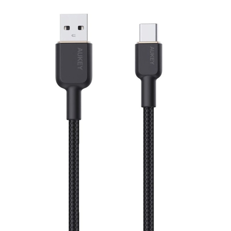 AUKEY CB-NAC1 USB cable 1 m USB A USB C Black