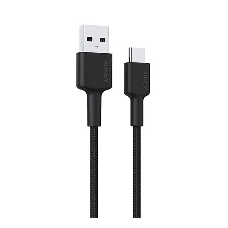 AUKEY CB-CD30 USB cable 0.9 m USB A USB C Black