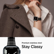 „Spigen Modern Fit“ apyrankė, skirta „Apple Watch“ 4/5/6/7/8/9/SE (38/40/41 mm) – juoda