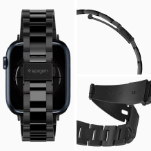 „Spigen Modern Fit“ apyrankė, skirta „Apple Watch“ 4/5/6/7/8/9/SE (38/40/41 mm) – juoda