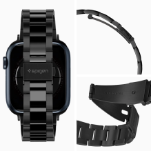 Spigen Modern Fit Band for Apple Watch 4 / 5 / 6 / 7 / 8 / 9 / SE (38 / 40 / 41 mm) - Black