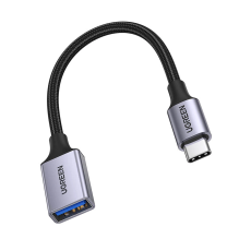 Ugreen OTG adapter cable USB-C (male) - USB-A (female) 5Gb / s 0.15m black (US378)