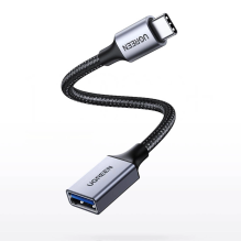 Ugreen OTG adapter cable USB-C (male) - USB-A (female) 5Gb / s 0.15m black (US378)