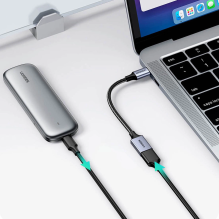 Ugreen OTG adapterio laidas USB-C (vyriškas) - USB-A (moteris) 5Gb / s 0,15m juodas (US378)