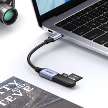 Ugreen OTG adapter cable USB-C (male) - USB-A (female) 5Gb / s 0.15m black (US378)