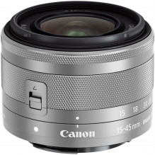 Canon EF-M 15-45mm f/ 3.5-6.3 IS STM (Silver) - Baltoje dėžutėje (white box)