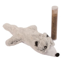 KERBL Ermine with Catnip - cat toy - 17 cm