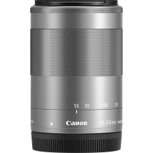 Canon EF-M 55-200mm f/ 4.5-6.3 IS STM (Silver)