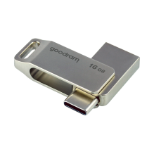 „Flash Drive“ 16 GB USB 3.2 Gen 1 USB / USB C OTG ODA3 Goodram – sidabrinė