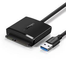 Ugreen USB3.0 adapteris 2,5 ir 39 ir 39 / 3,5 ir 39 ir 39 SATA diskui, juodas (CM257)