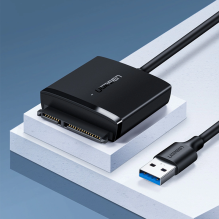 Ugreen USB3.0 adapteris 2,5 ir 39 ir 39 / 3,5 ir 39 ir 39 SATA diskui, juodas (CM257)